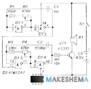 Устройства на микросхеме К561ЛА7
