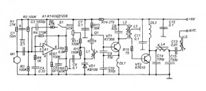 Схема ЧМ-Радиостанции на СВ-диапазон
