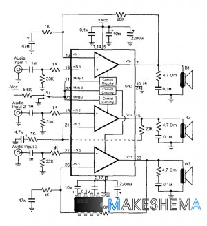 Микросхема УМЗЧ LM4781