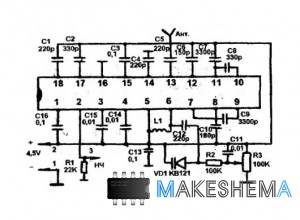 УКВ ЧМ приемник на КС1066ХА1