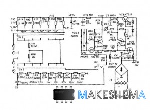 Схема вольтомметра
