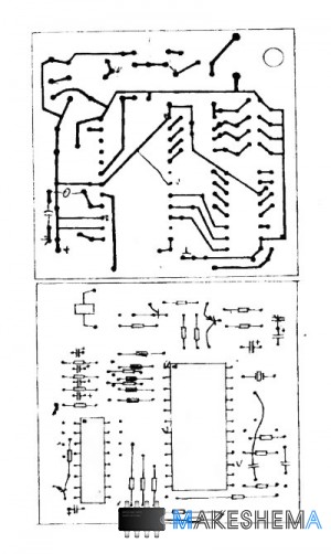 Схема модуля дистанционного управления 4УСЦТ