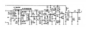 Схема СВ-радиостанции на К174ХА42А