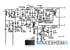 Схема КВ АМ Тюнера