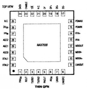 Микросхема МАХ7030 Низковольтный трансивер