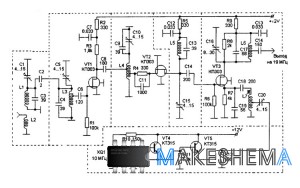 Схема конвертера на диапазон 29 МГц