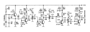 Схема конвертера на диапазон 145 МГц