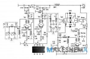 Схема УКВ конвертера 145 МГц