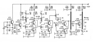 Схема конвертера на диапазон 435 МГц