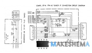 Схема видеомагнитафона Sanyo VHR-5100EE