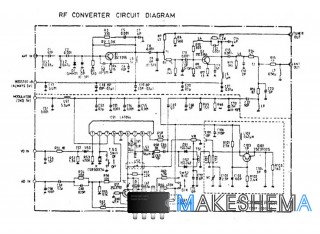 Схема видеомагнитафона Sanyo VHR-5100EE