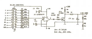 Схема синтезатора напряжения